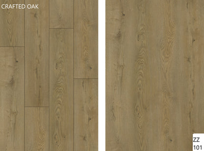 Crafted Oak Waterproof Rigid Core Vinyl Plank