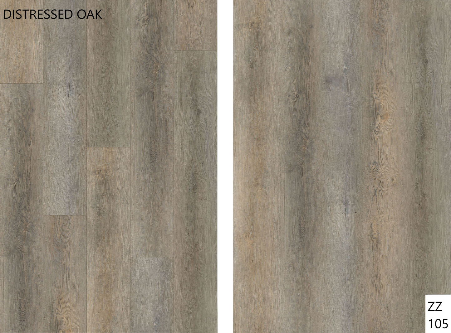 Distressed Oak Waterproof Rigid Core Vinyl Plank