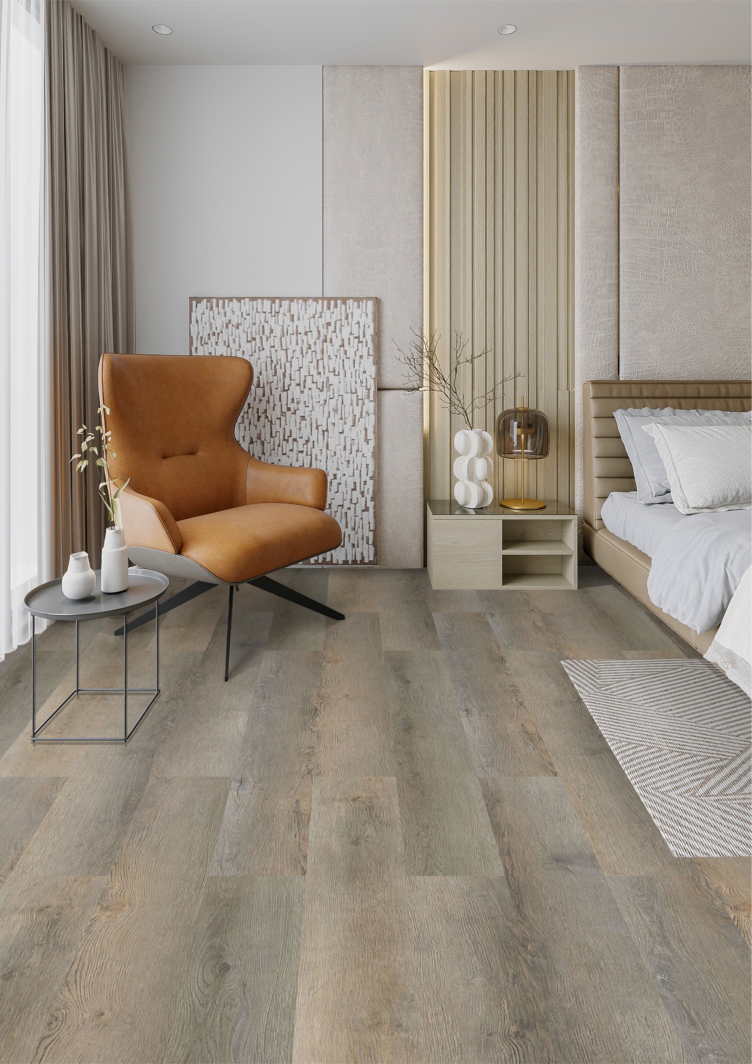 Distressed Pvc Distressed Oak Waterproof Rigid Core Vinyl Plank – LENNUS FLOORING